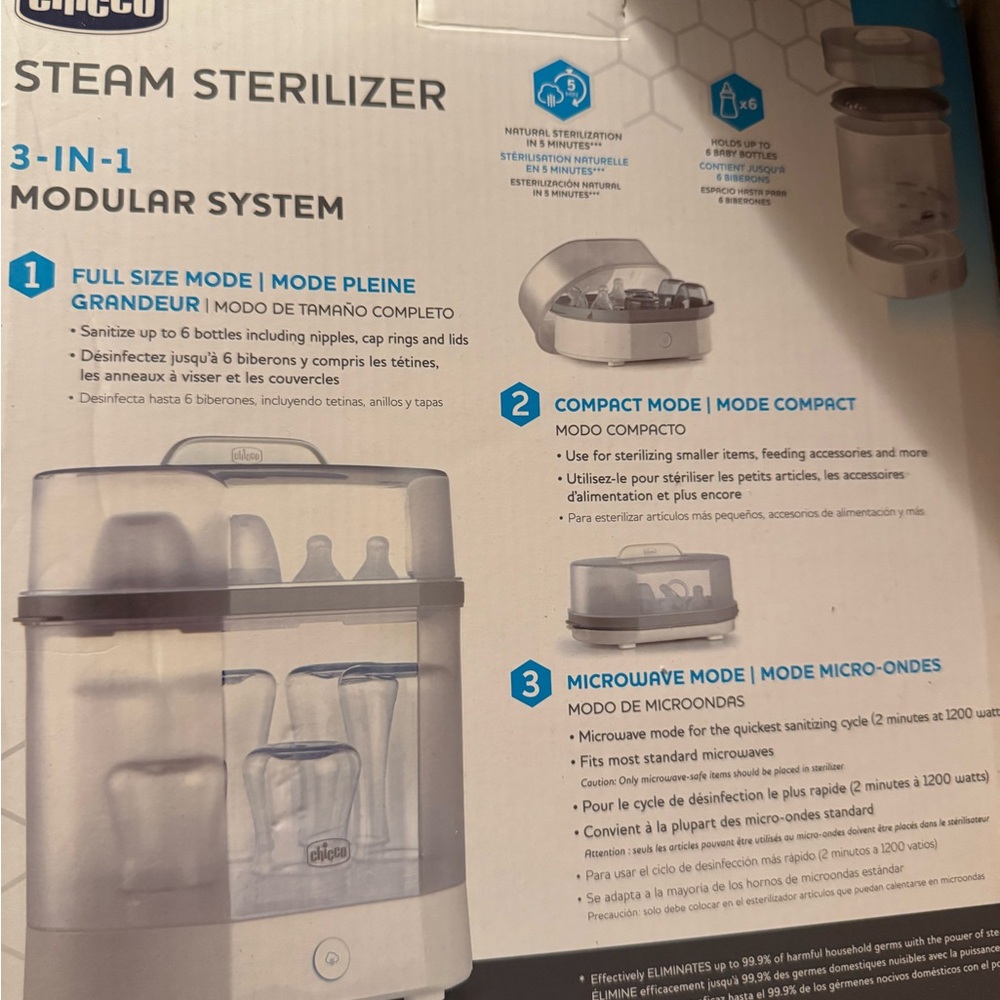 Chico's Steam Sterilizer 3-in-1 Modular System